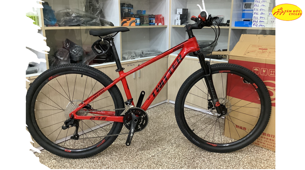 Xe đạp MTB Twitter Leopard màu Đen