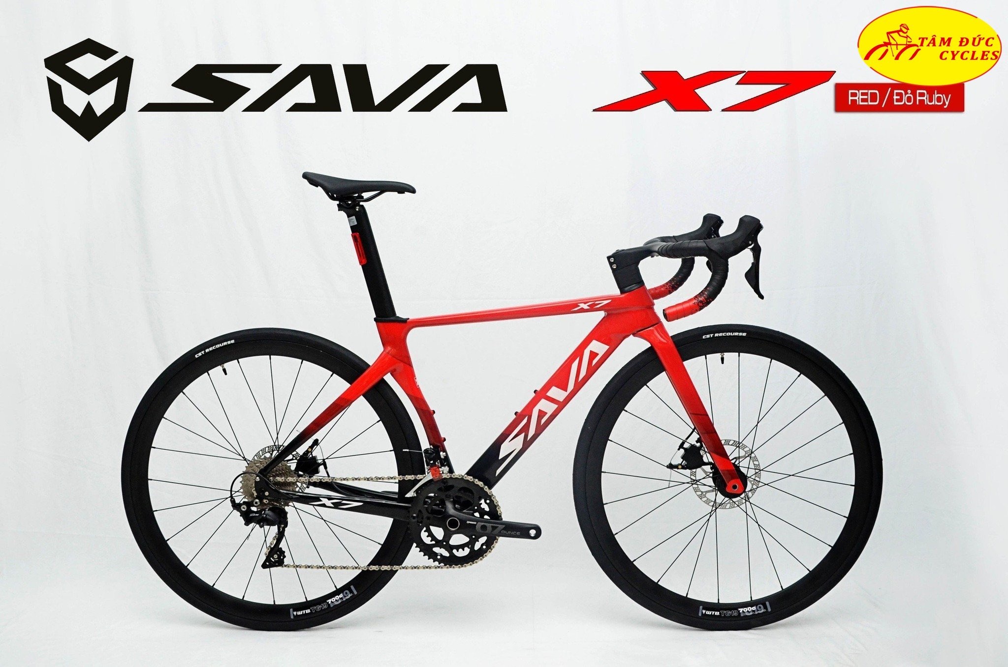 Xe đạp đua sava ex7 pro 105r7000