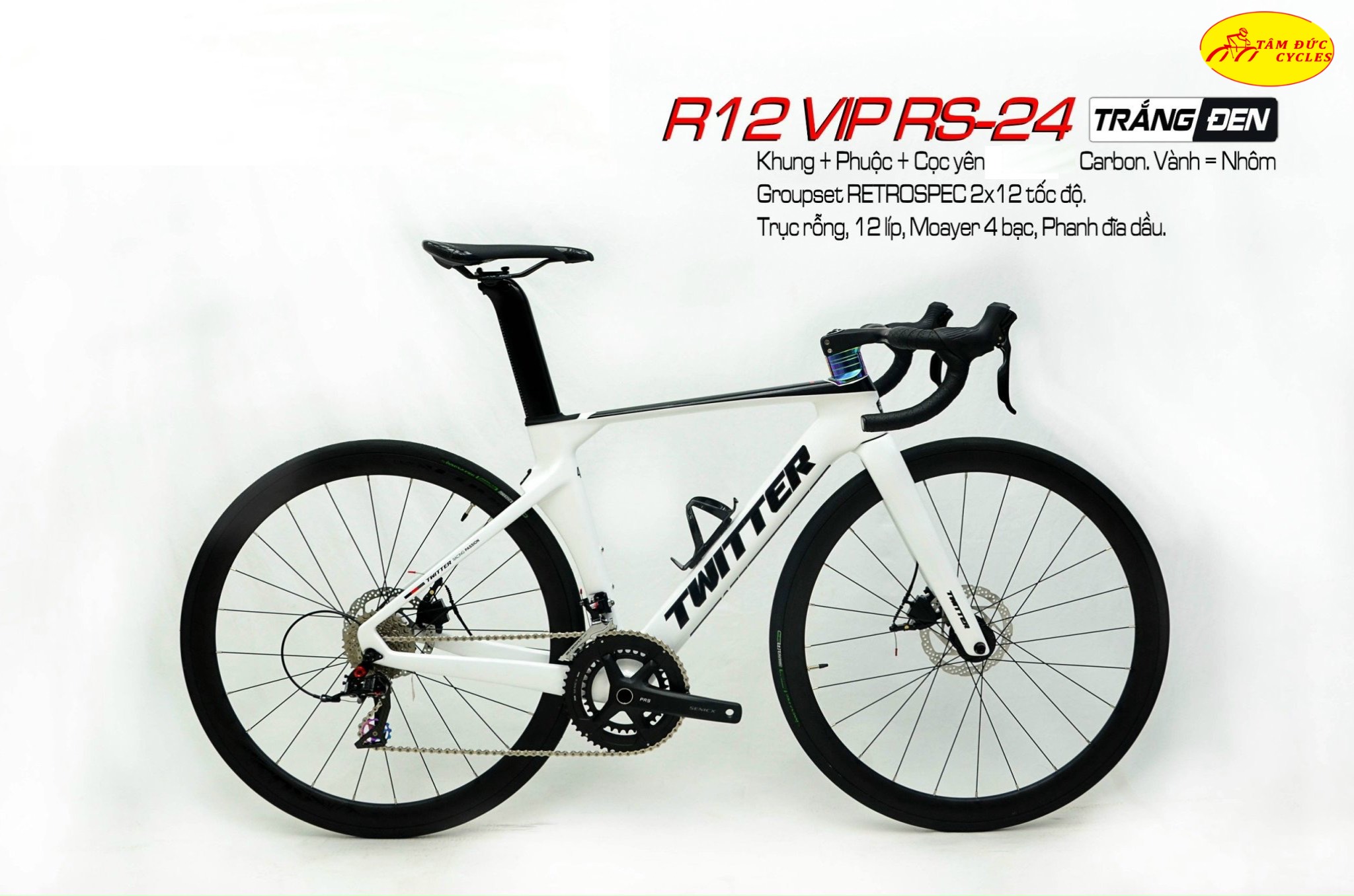 Xe Đạp Đua Twitter R12 pro 2024