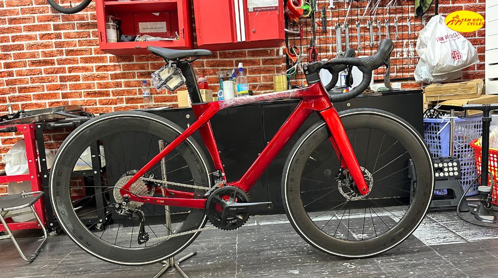 XE ĐẠP ĐUA TWITTER T10 2 MÓN 105 FULL CARBON