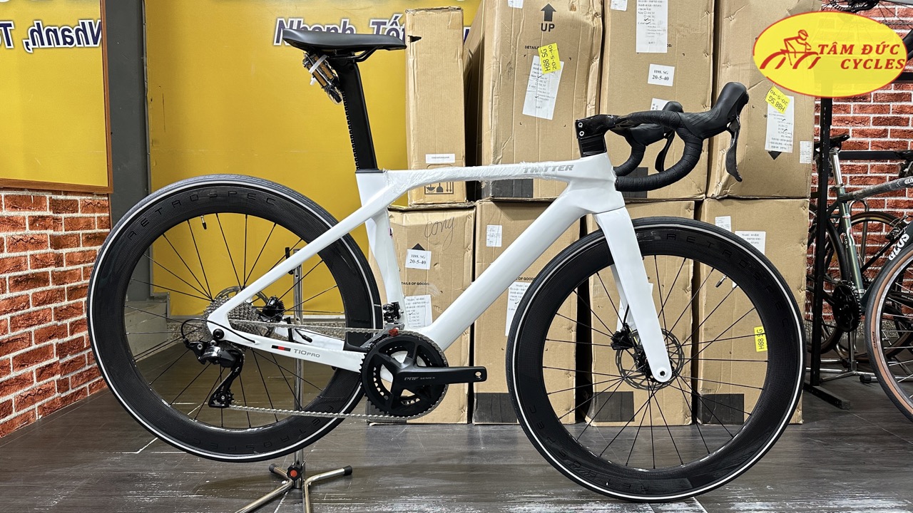 XE ĐẠP ĐUA TWITTER T10 2 MÓN 105 FULL CARBON