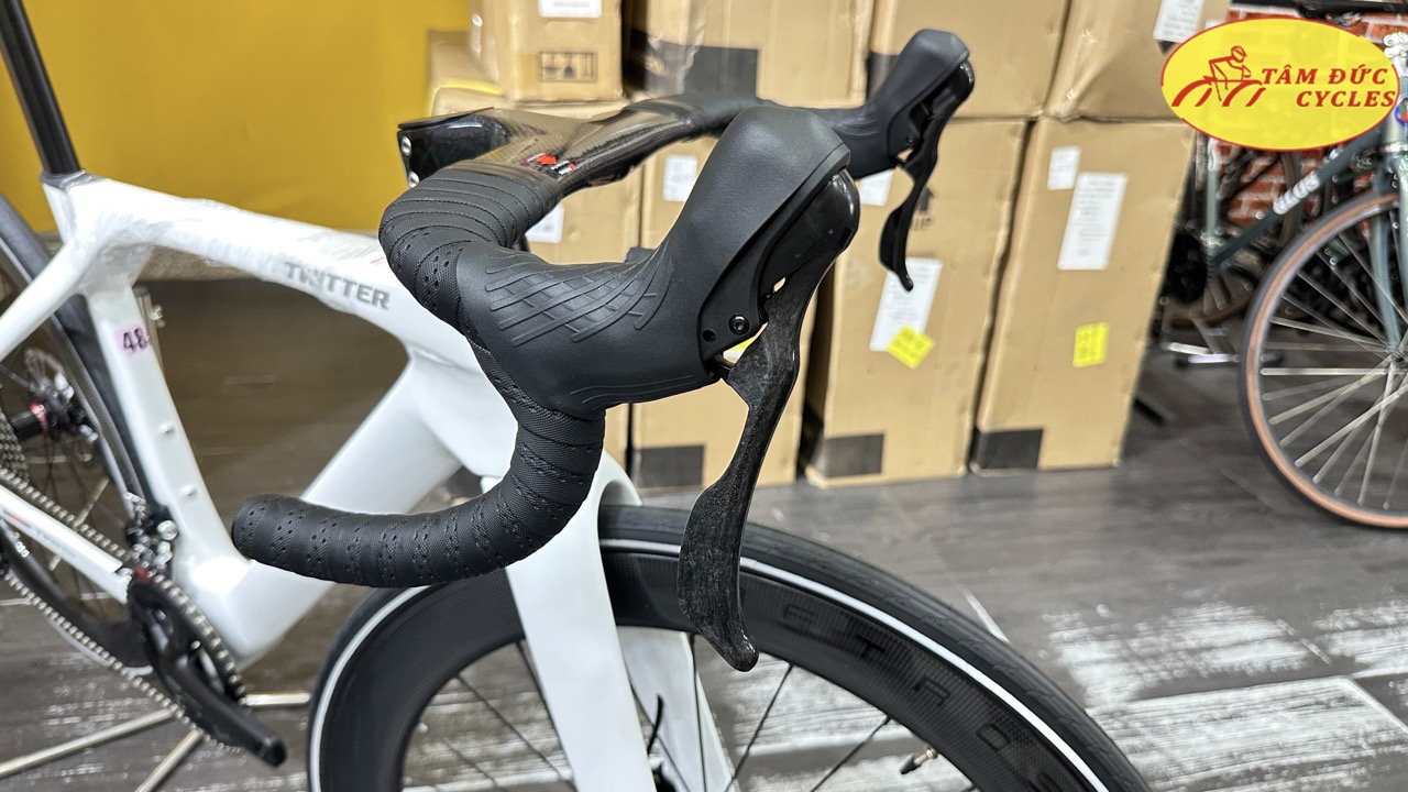 XE ĐẠP ĐUA TWITTER T10 2 MÓN 105 FULL CARBON