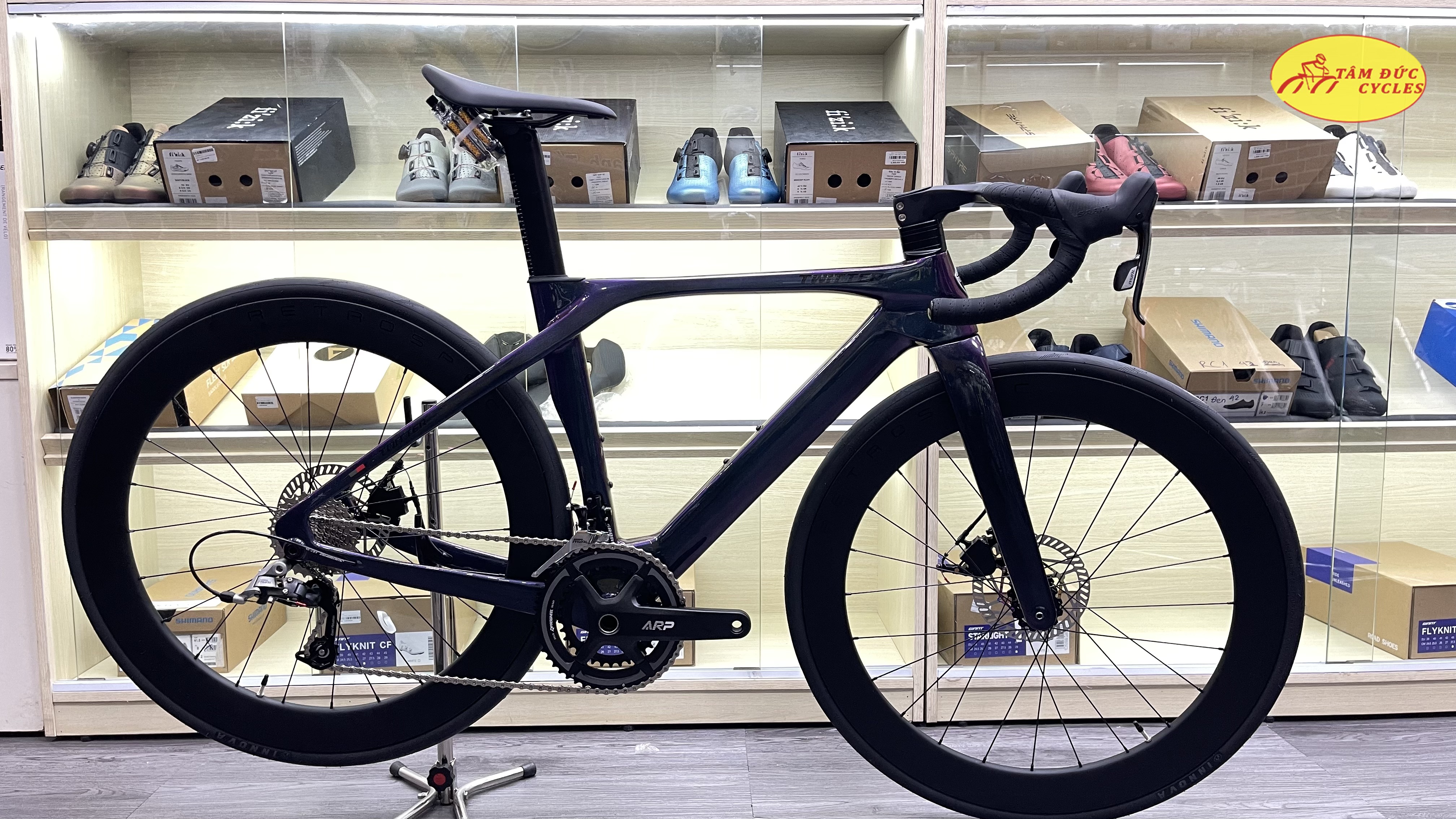 XE ĐẠP ĐUA TWITTER T10 2 MÓN 105 FULL CARBON