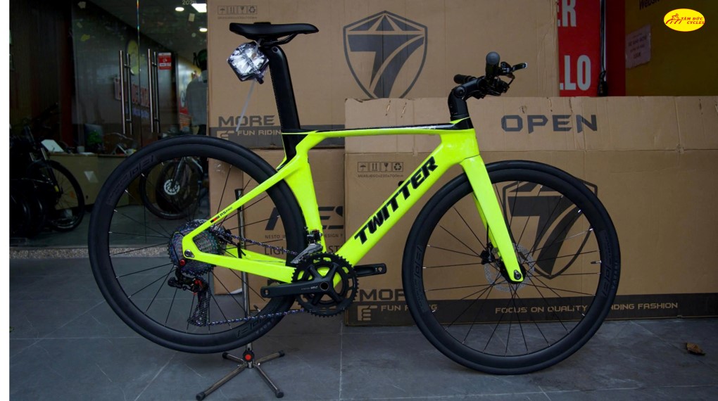 XE ĐẠP TWITTER R5 TAY NGANG GẬT GÙ