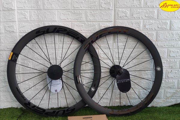 VÀNH CARBON SUPER TEAM  TEM  ĐEN PHANH GÔM